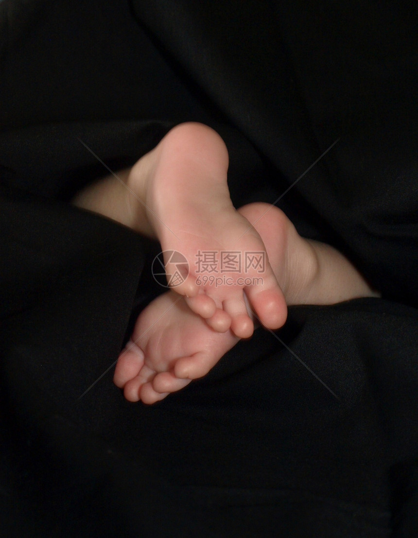 婴儿脚孩子脚趾白色图片