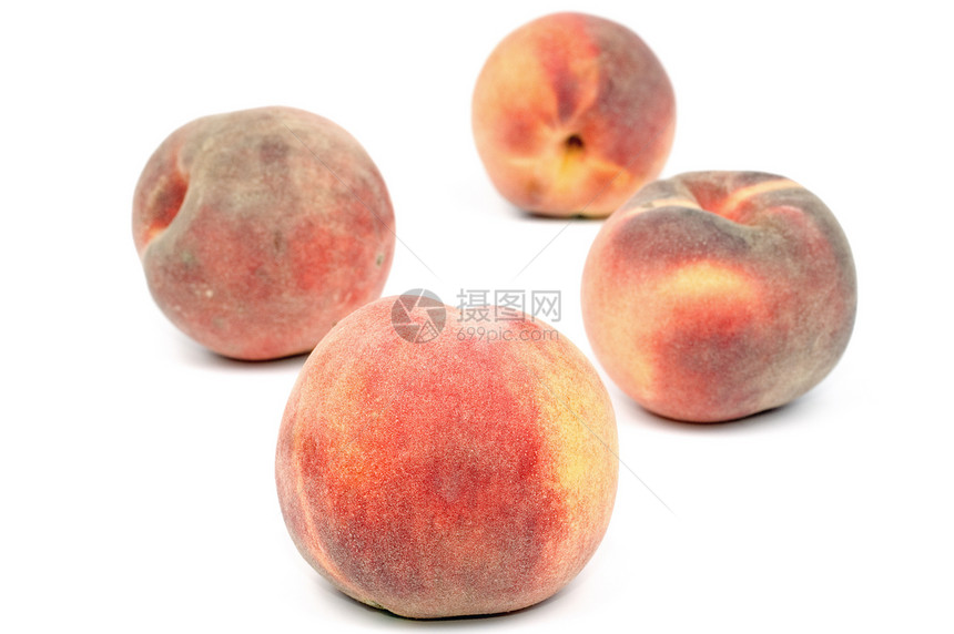 桃水果食物图片