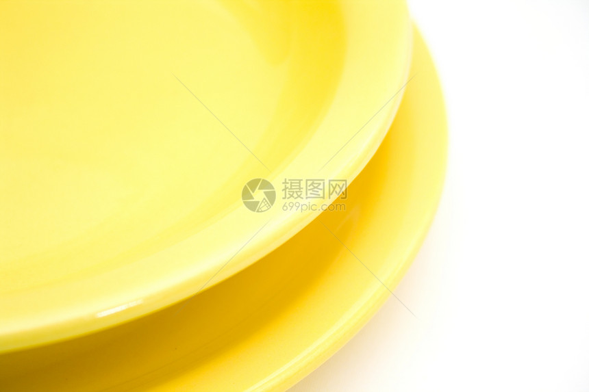 黄黄色牌营养服务陶器拼盘菜肴食物白色盘子图片