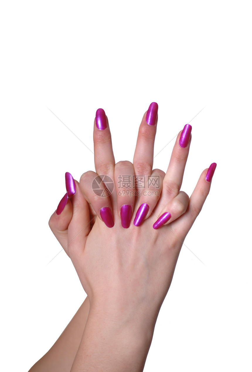 修甲奈针指甲手指抛光沙龙魅力拇指化妆品女孩美甲尖端图片