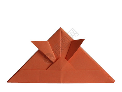 Origami武士帽背景图片