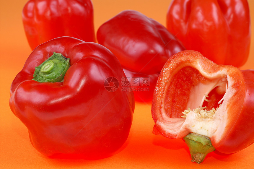 红辣椒红色种子辣椒厨房农场营养美食胡椒饮食沙拉图片