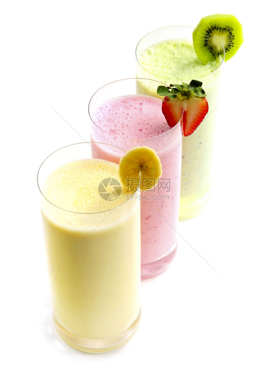 水果冰雪香蕉冰沙浆果茶点早餐震动活力酸奶饮食奇异果图片