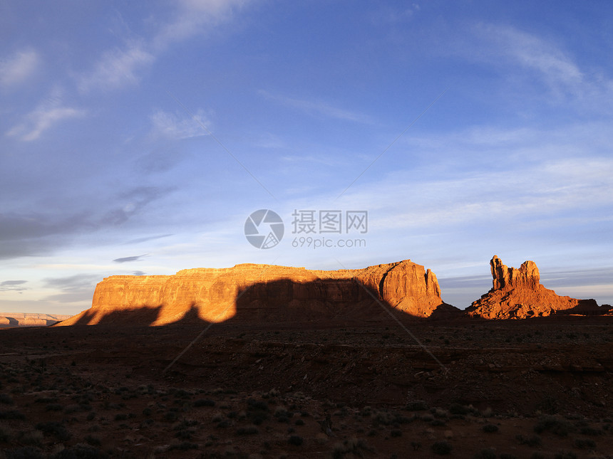 古迹谷地混凝土峡谷岩石风景水平台面照片旅游旅行天空沙漠图片