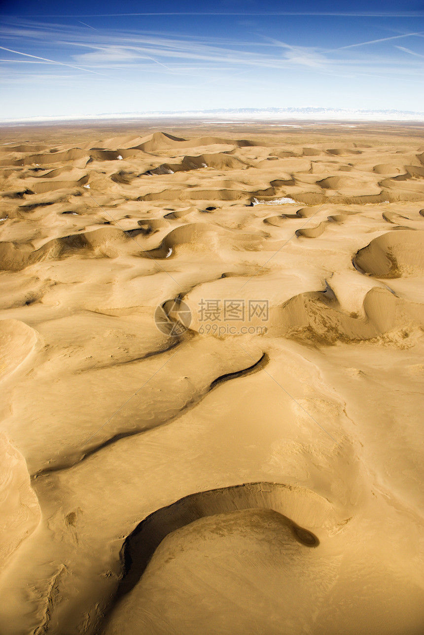 科罗拉多州大沙丘NP地平线照片旅游天线丘陵地标黄色沙丘天空乡村图片