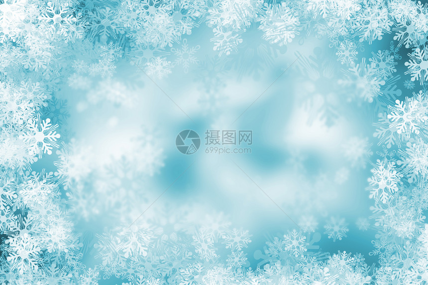 雪花背景季节性寒冷插图季节图片