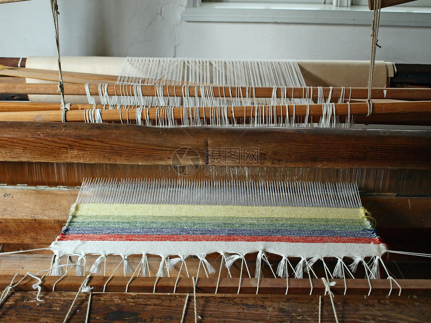 所有附加字符串  纺织品抽象图像小地毯机器制造业细绳纺纱纤维棉布艺术衣服地毯图片