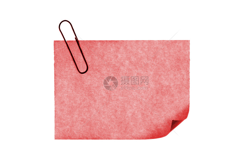 废背景上的孤立空白后贴纸备忘录邮政白色木板记忆红色笔记正方形夹子笔记纸图片
