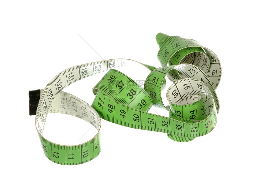 计量度量绿色半径磁带数字尺寸螺旋饮食卷尺测量图片