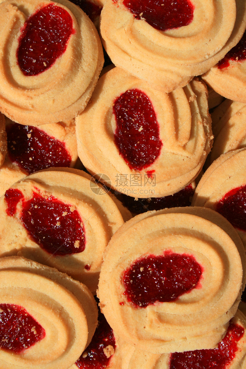 草莓短面包饼干饼干面团糕点纹理食物水果红色浆果面包甜点图片