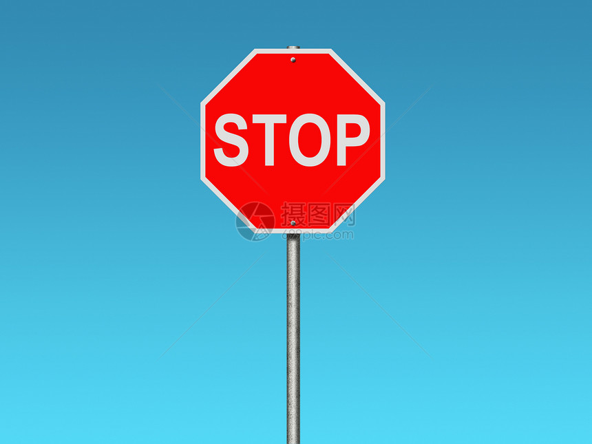 停止签名交通街道法律驾驶插图红色运输安全图片
