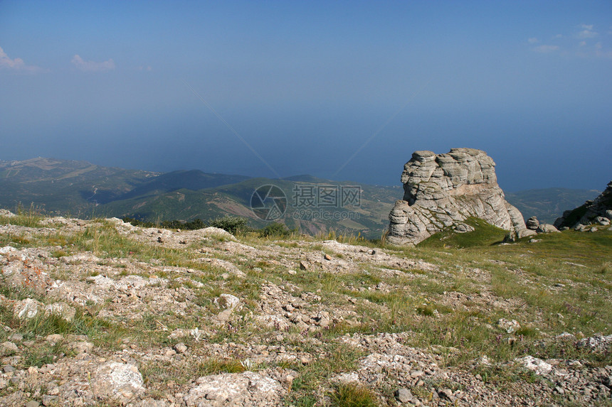 山区地貌蓝色顶峰土地危险岩石攀岩风景悬崖旅行天空图片