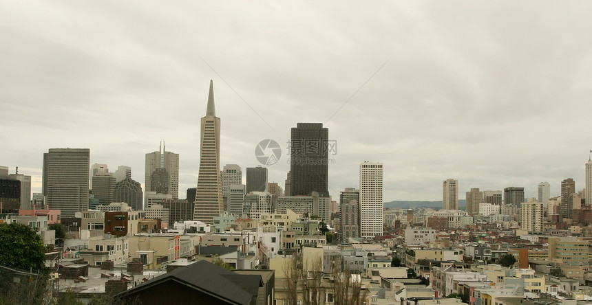 旧金山公园景观旅行地标城市先锋街道爬坡邻里电报图片