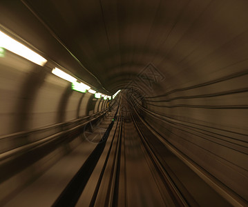 哥本哈根地铁铁路隧道高清图片