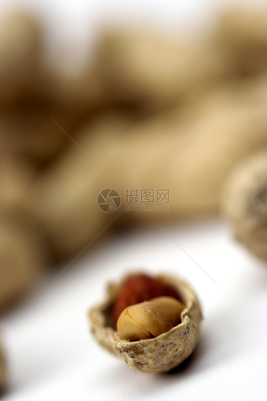 花生闭合食物核心白花生食欲杂货店落花生盐渍小吃坚果饮食图片