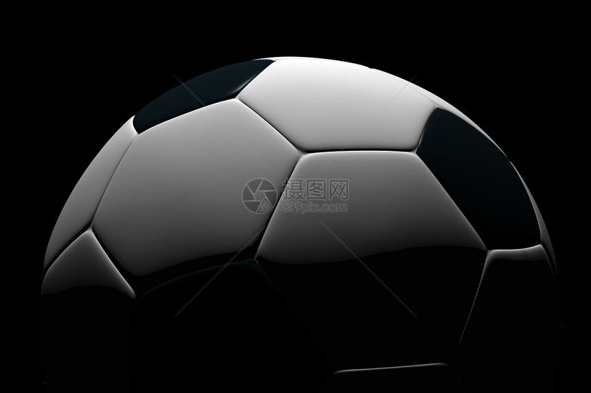 足球球曲线休闲体育黑色六边形对象运动背景活动插图图片