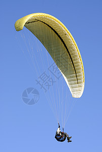 滑翔机降落伞背景图片