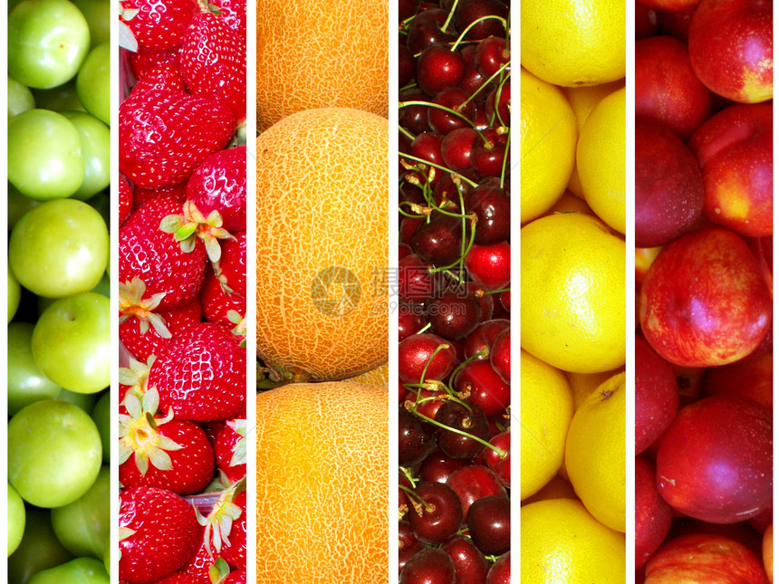 新鲜水果成分季节性维生素油桃收藏拼贴福利小吃甜瓜桃子柚子图片
