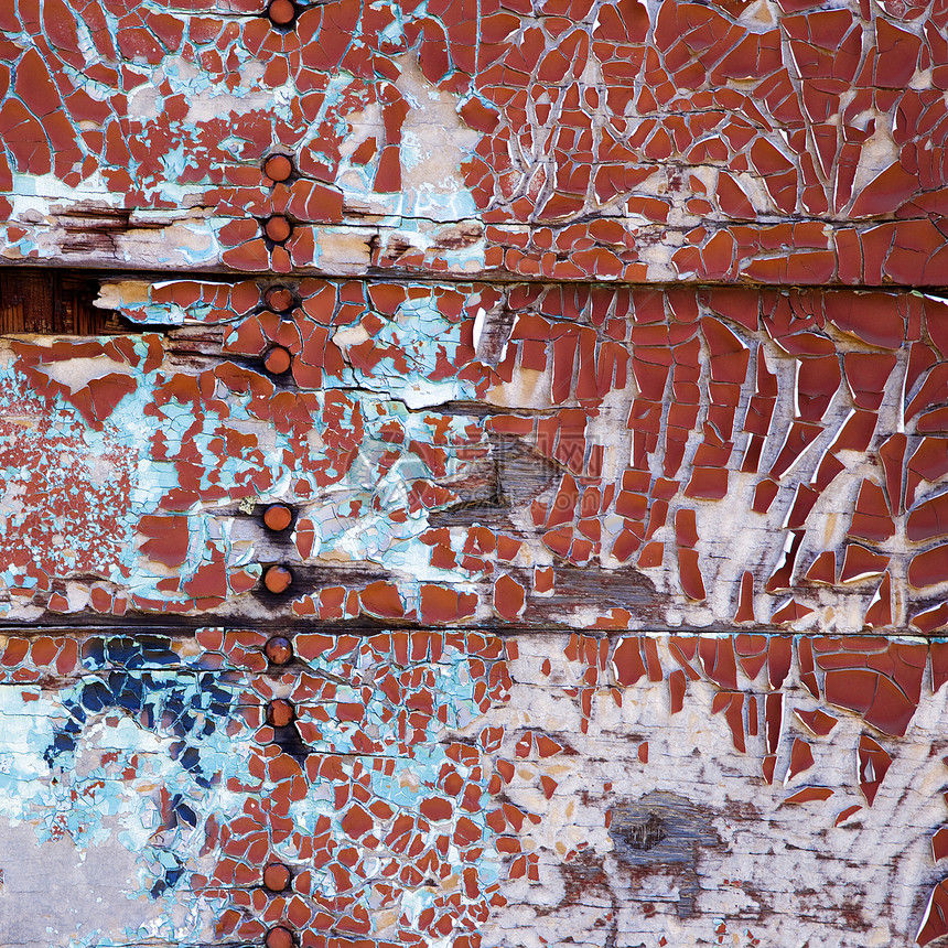 墙上的刺青涂料建筑剥皮正方形照片红色图片
