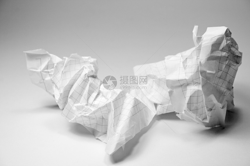折面纸刑事白色回收投掷垃圾平方图片