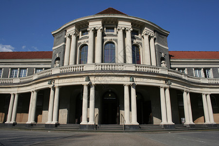 汉堡大学大学入口历史性建筑教育汉堡高清图片