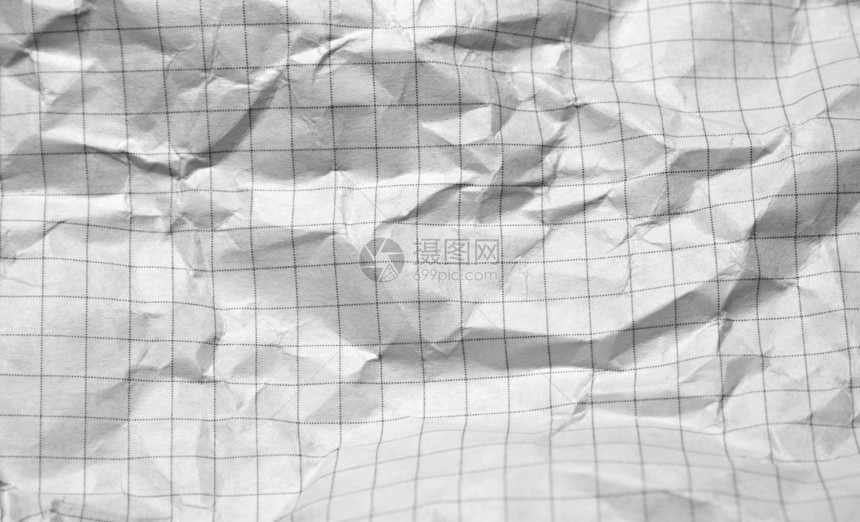 皱面纸宏观皱纹折痕起皱空白折叠白色文档金属材料图片