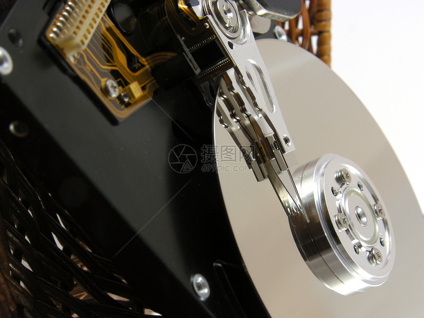 硬硬盘数据技术贮存驾驶磁盘电脑金属图片
