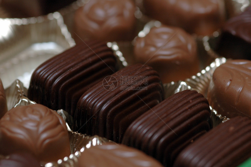 巧克力焦糖食物甜点棕色香气享受宴会奶油状收藏育肥图片