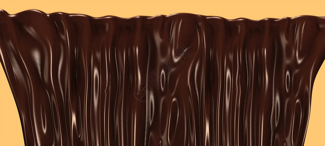 牛奶流动特效巧克力级联背景