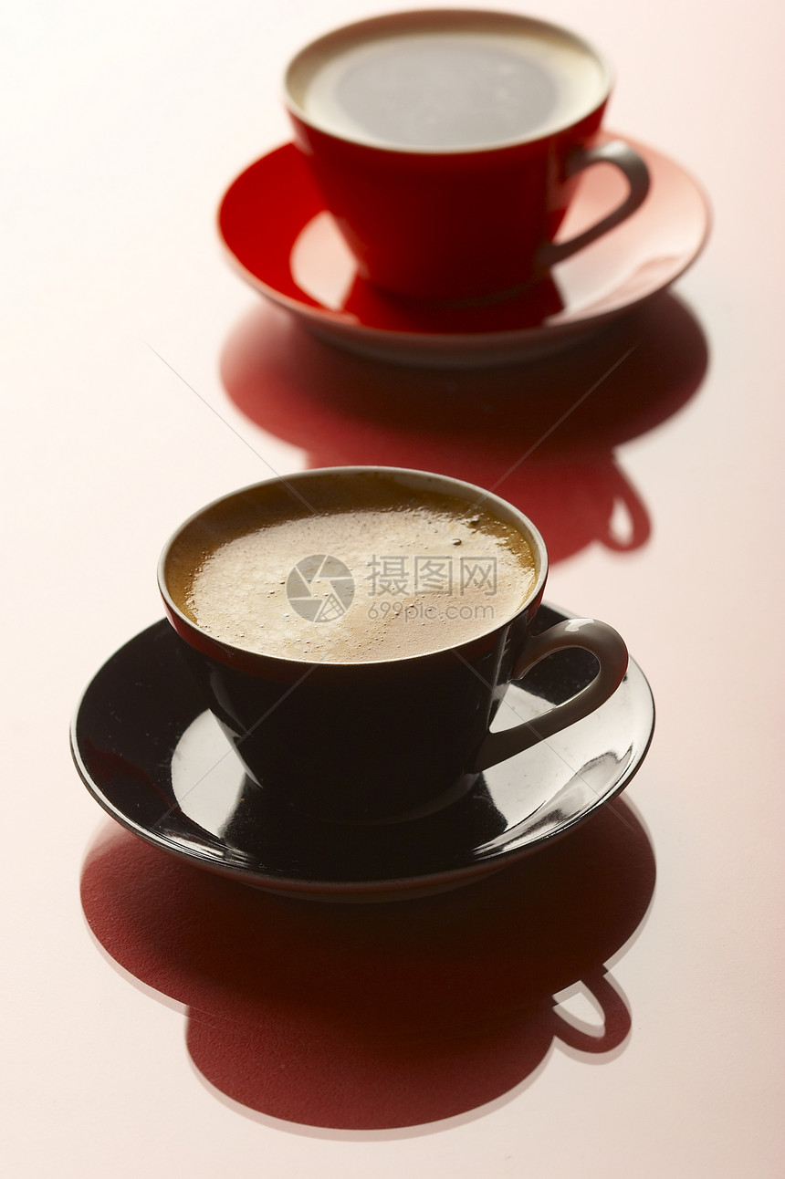 咖啡口渴宏观杯子液体玻璃派对红色器皿生活图片