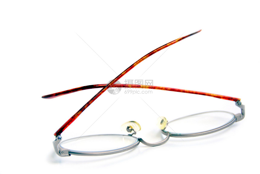 眼镜眼睛医疗光学阅读白色验光师镜片玻璃框架配镜师图片