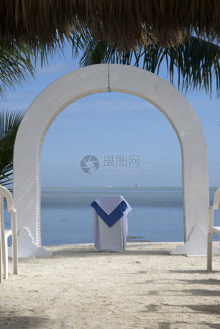 海滩婚礼Altar图片