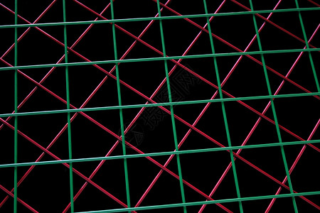 红三角形素材红网和绿网背景