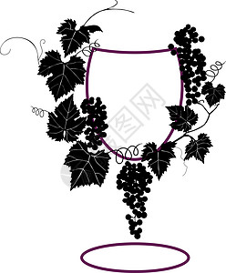 葡萄酒样式背景图片