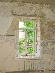 旧楼窗建筑建筑学窗户房子损害废墟灾难背景图片