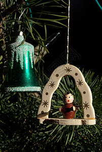 圣诞节装饰木工艺星星背景图片