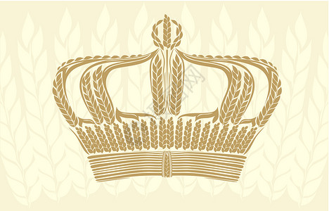 黄金玉米烙小麦树金子玉米食物公主装饰绘画种子植物夹子生长插画