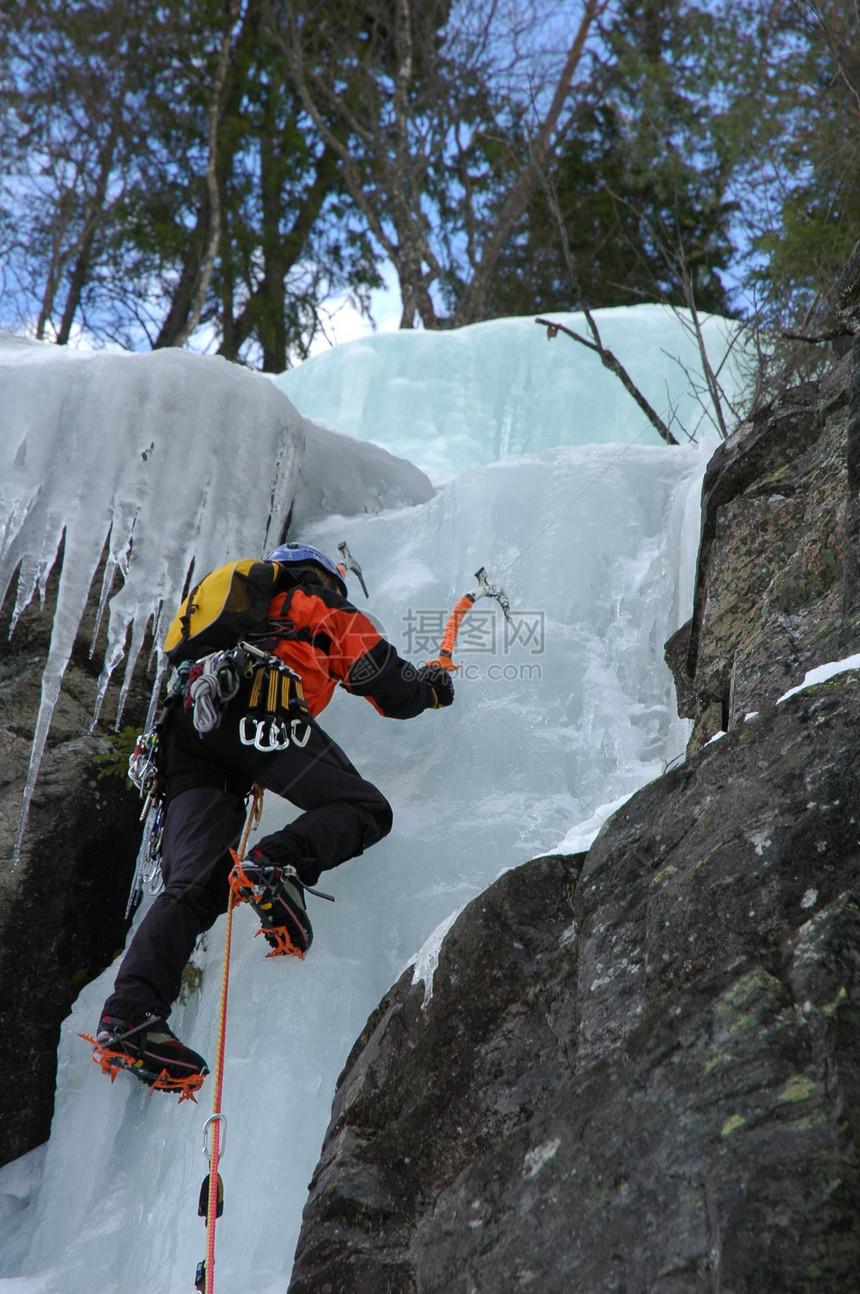 冰雪石空腔福利花岗岩清晰度高度朋友表皮行动拇指登山者图片