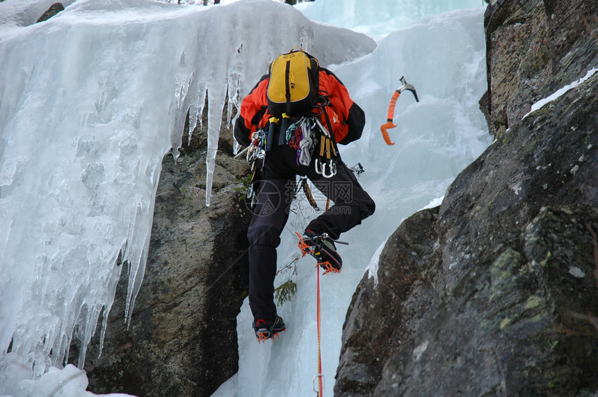 冰雪石齿轮冰镐锤子登山者石头指甲冒险食指训练工具图片