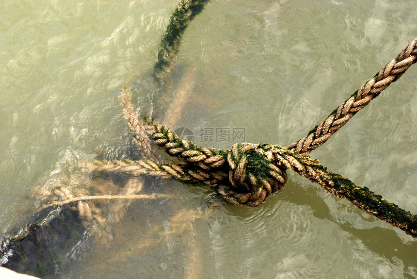 绳索绿色港口盐水模具图片