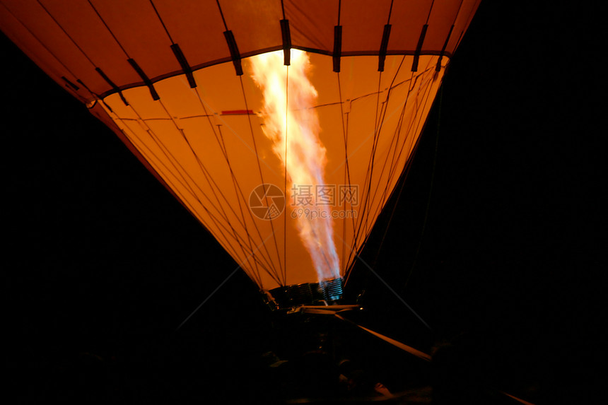 热气球展示航班蓝色自由娱乐热气技术篮子丙烷航展图片