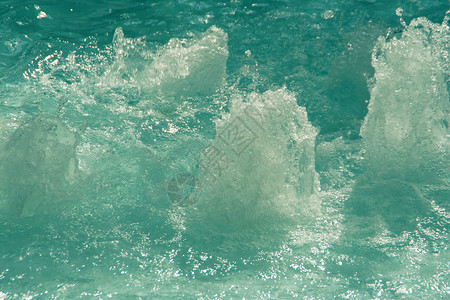 蓝水墙纸公园反射波浪水池自然火花游泳旅行背景图片