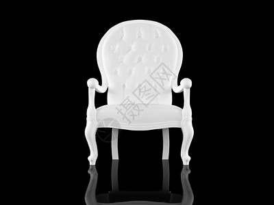 白臂椅子木头家具会议肘椅皮革渲染白色黑色办公室商业背景图片