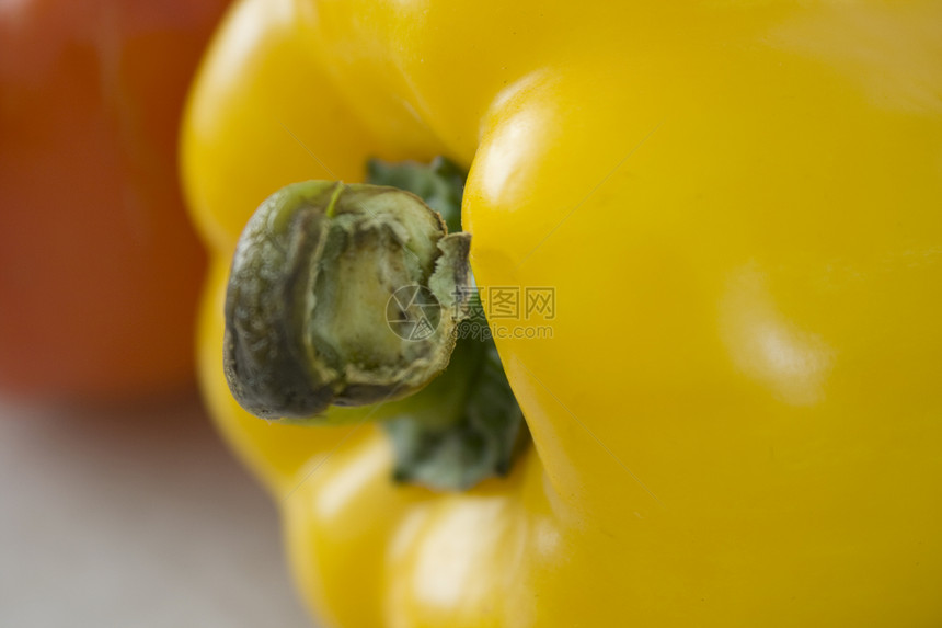 黄胡椒食物胡椒辣椒饮食水果蔬菜沙拉黄色白色营养图片