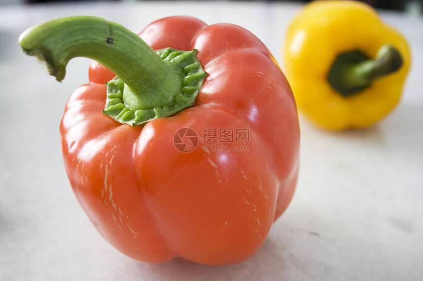 辣椒白色蔬菜沙拉水果胡椒营养黄色饮食食物红色图片