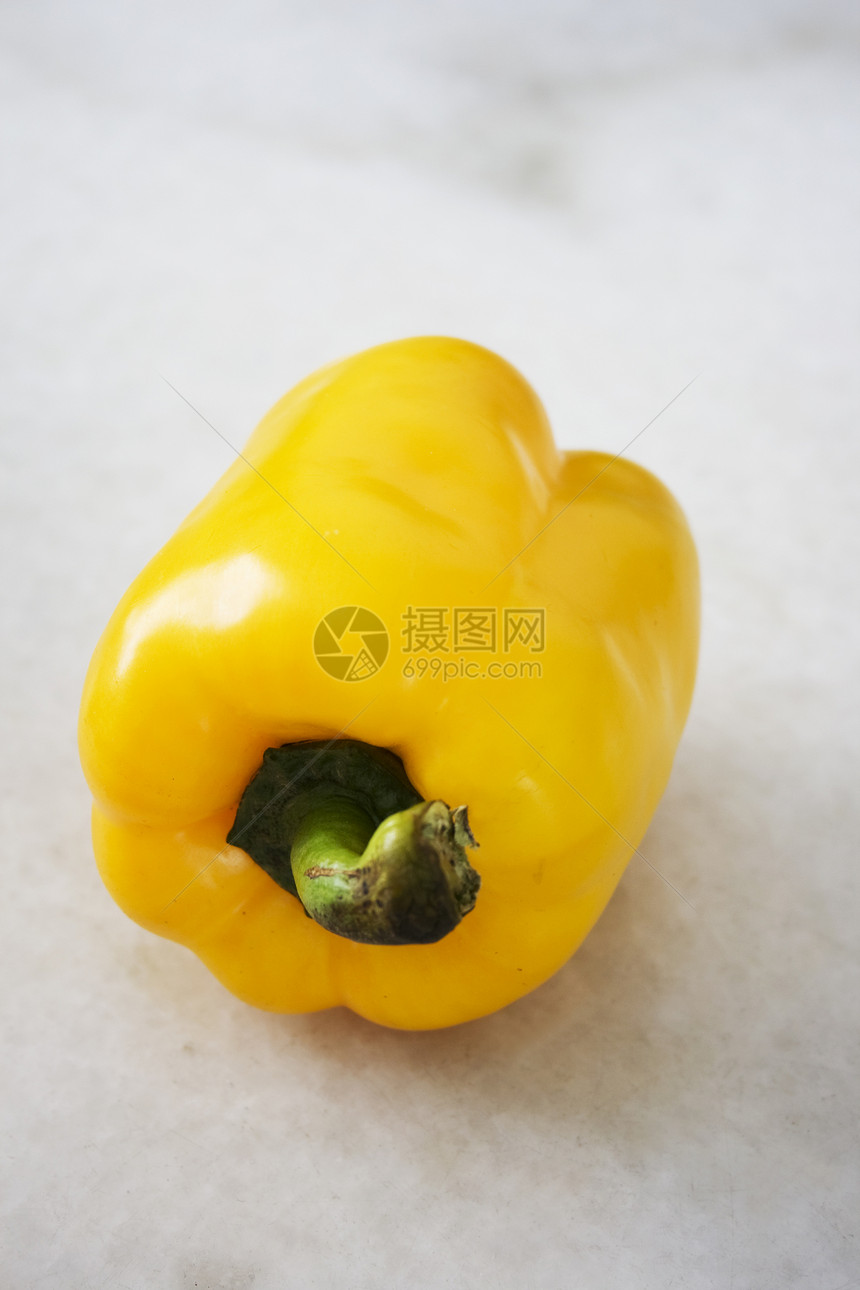 黄胡椒营养黄色饮食蔬菜水果食物沙拉辣椒胡椒白色图片