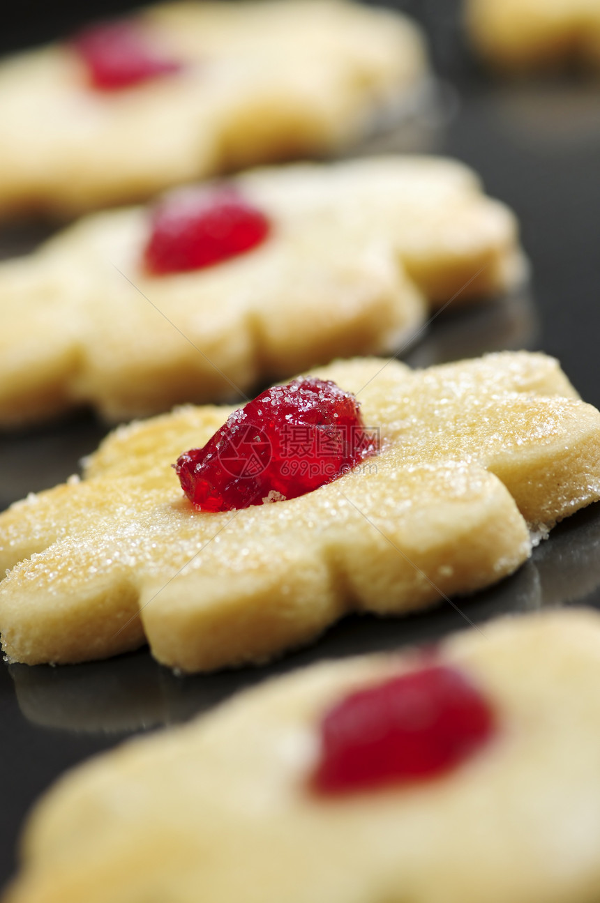 Cookies 饼干托盘烤箱育肥款待甜点食物烹饪宏观烘烤床单图片