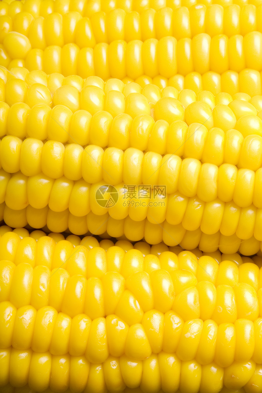 甜甜玉米玉米营养饮食食物蔬菜收成种子谷物黄色图片