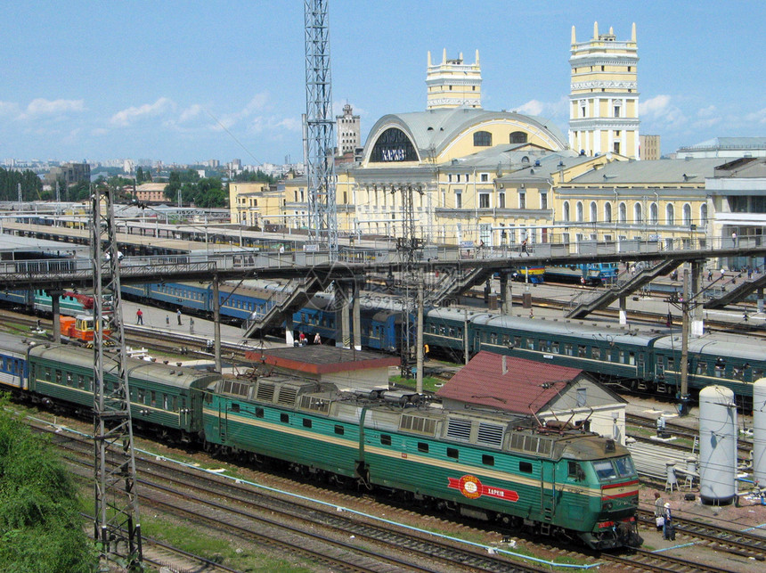 哈尔科夫南方站列火车图片