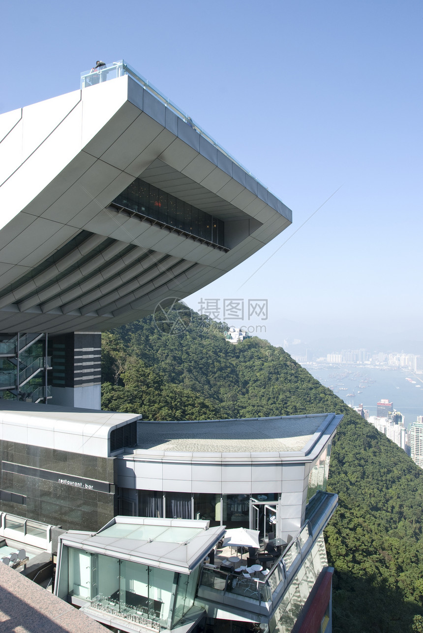 香港峰峰缆车吸引力建筑建筑学观光旅游餐厅峰值图片